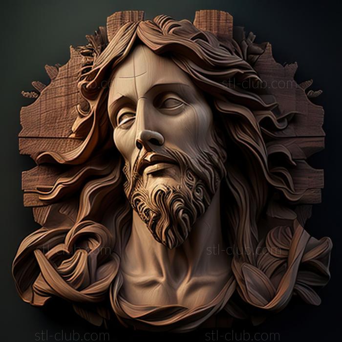 3D model st jesus (STL)